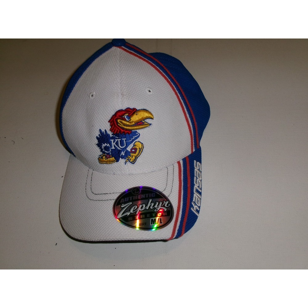 KANSAS JAYHAWKS ZEPHYR BEACH GOLF HAT CAP VINTAGE DEADSTOCK U5
